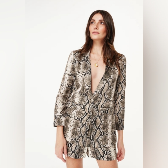 Cami NYC The Owen Snake-Print Blazer - Picture 4 of 8